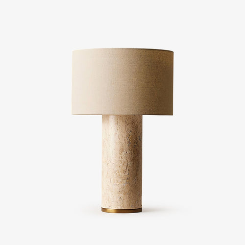aria-stone-table-lamp-anzaz-Yellow Travertine & Beige-1