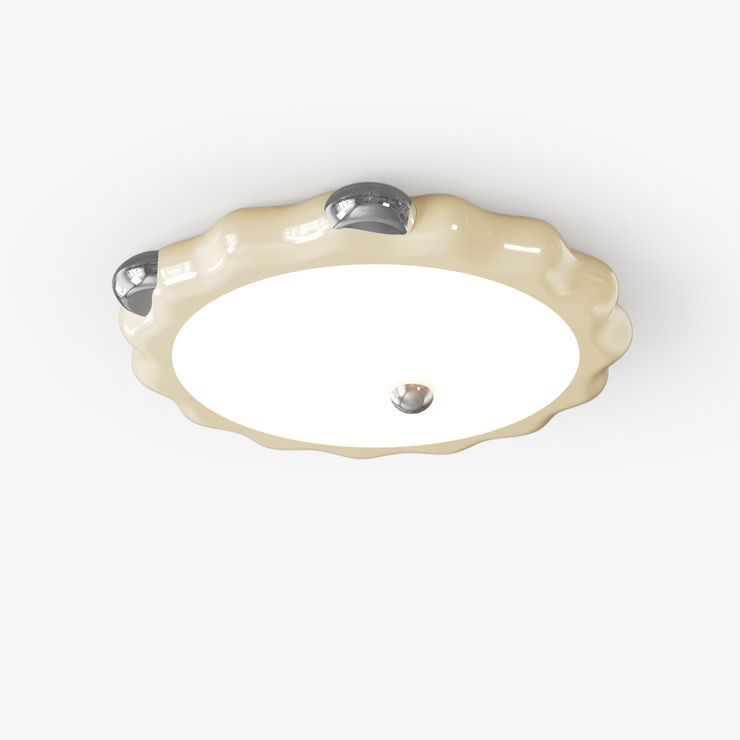 cream-puff-ceiling-light-anzaz-Cream & White-1