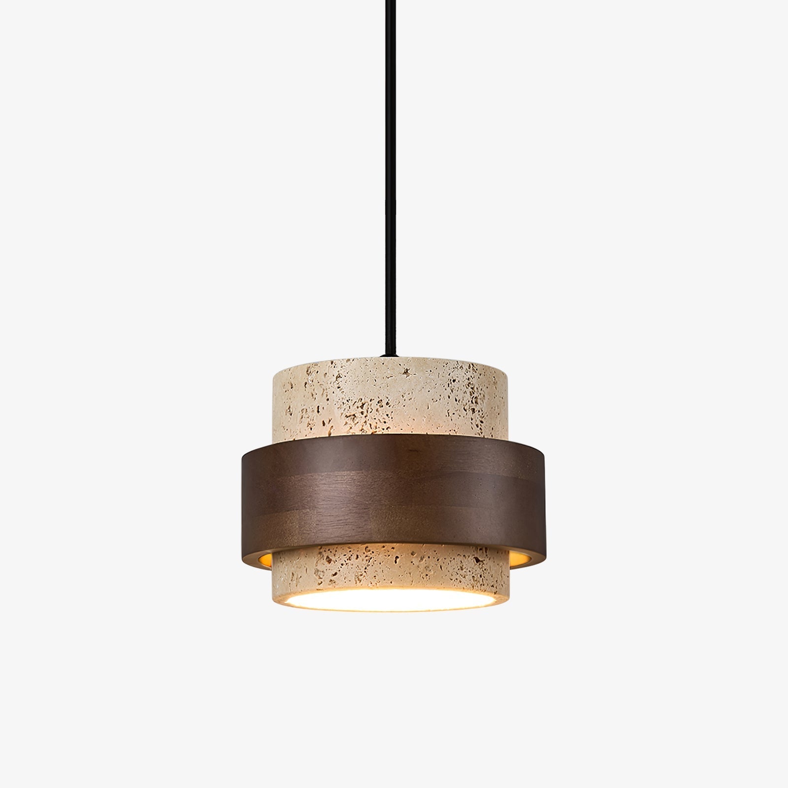 stonova-pendant-lamp-anzaz-Walnut Color & Yellow Travertine-1