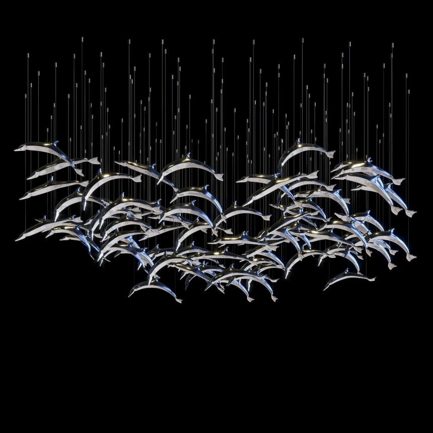 Custom Hanging Lighting Installation (DEPRIMO: LC0201)