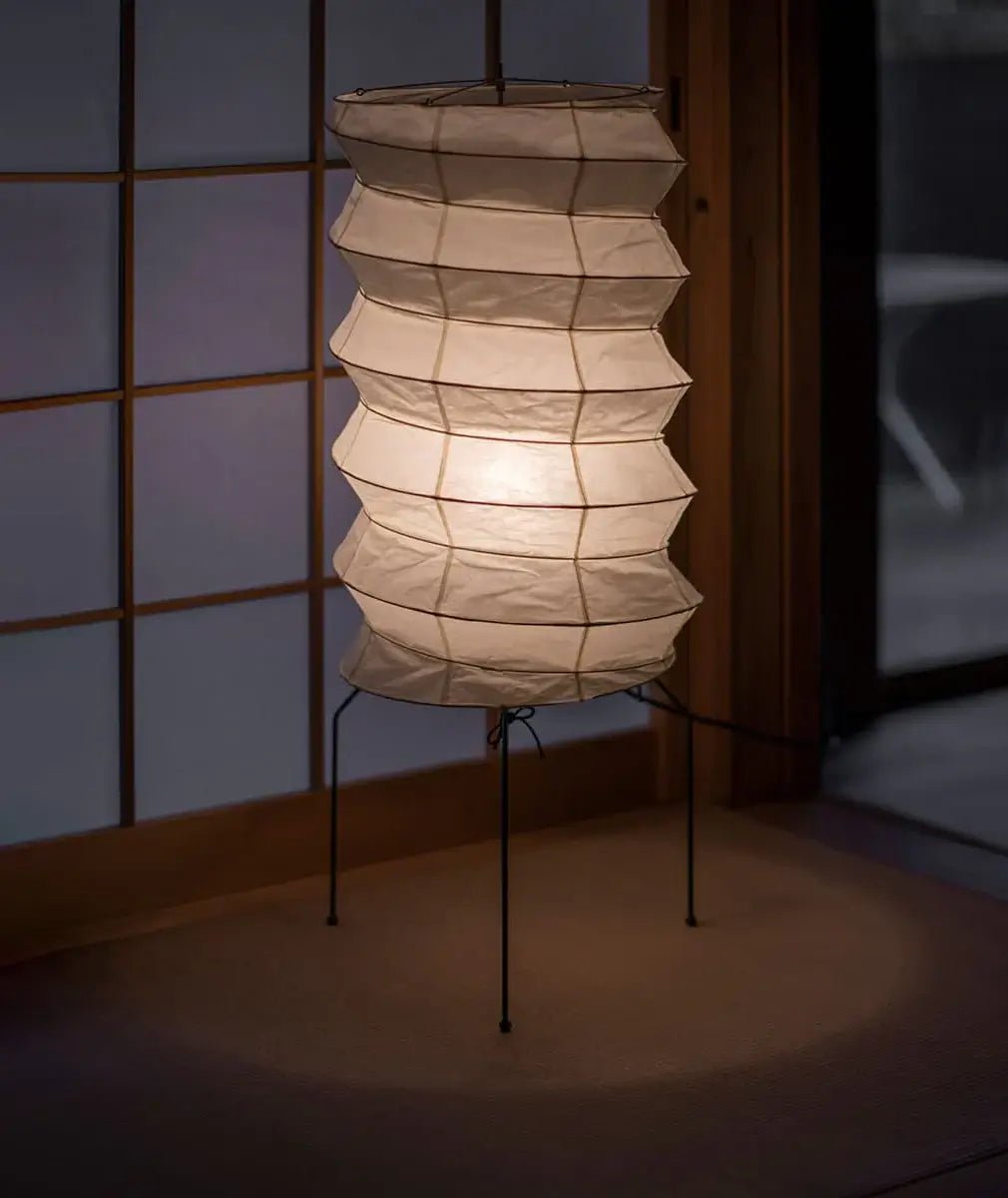 kaze-origami-floor-lamp-anzaz-White & Black-4