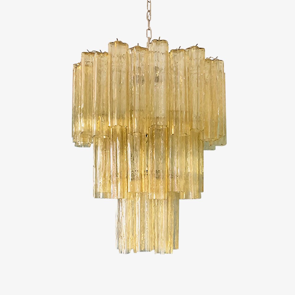 yellow-murano-glass-tube-chandelier-anzaz-Yellow Glass & Nickel-1