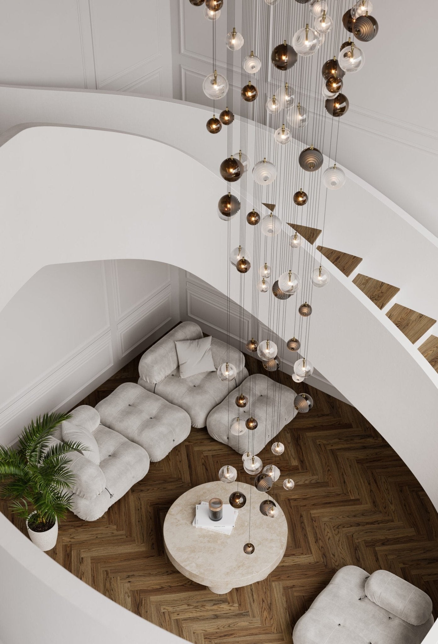 cosmic-sphere-cascade-chandelier-anzaz-Clear-4