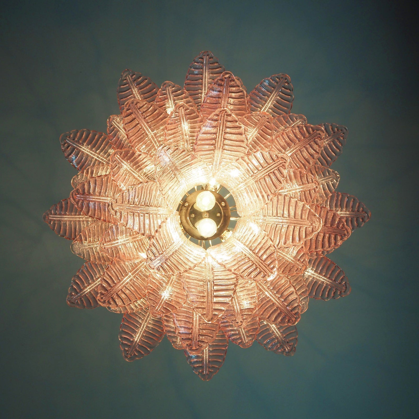 murano-pink-glass-leaf-chandelier-anzaz--7