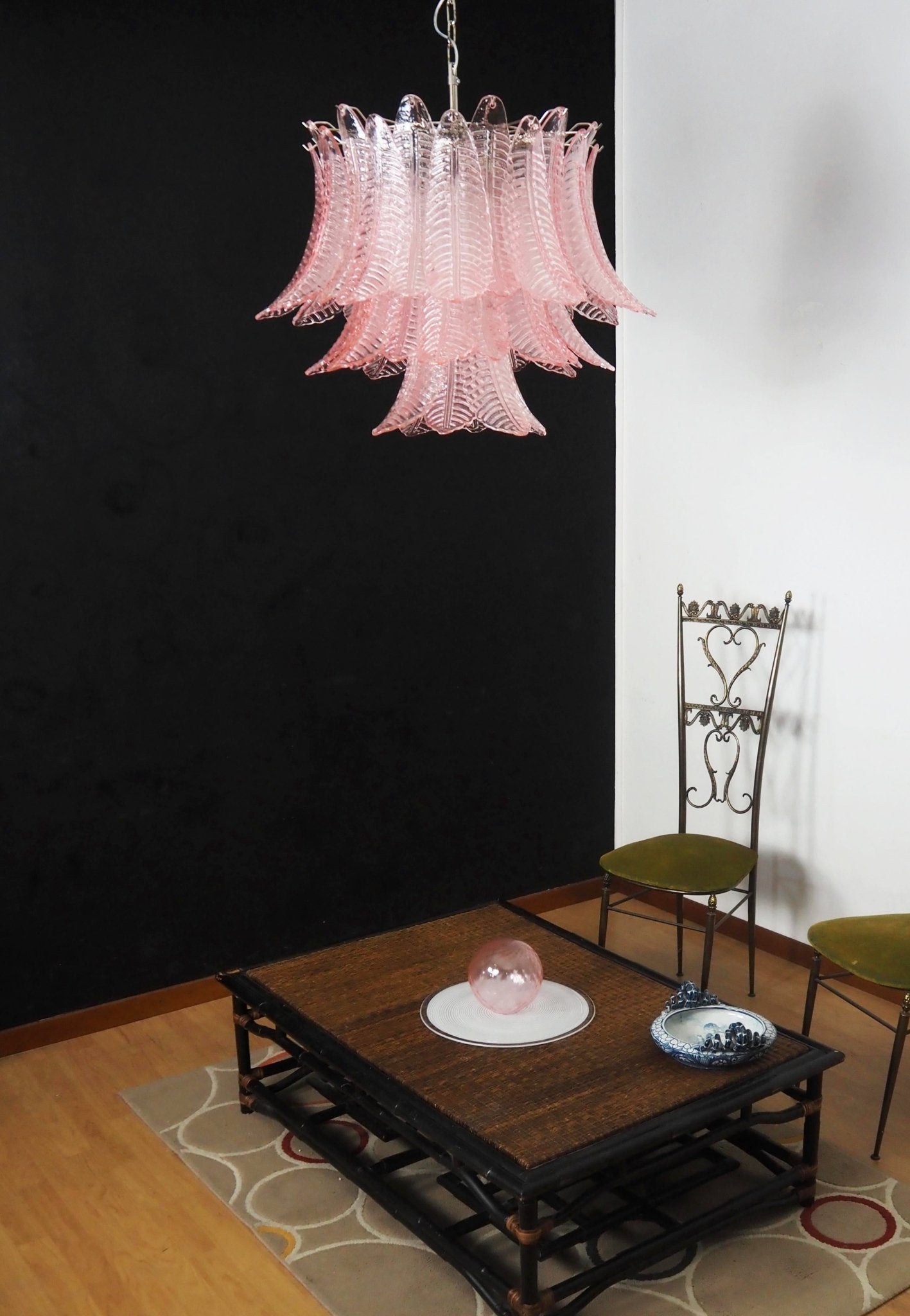 murano-pink-glass-leaf-chandelier-anzaz--10