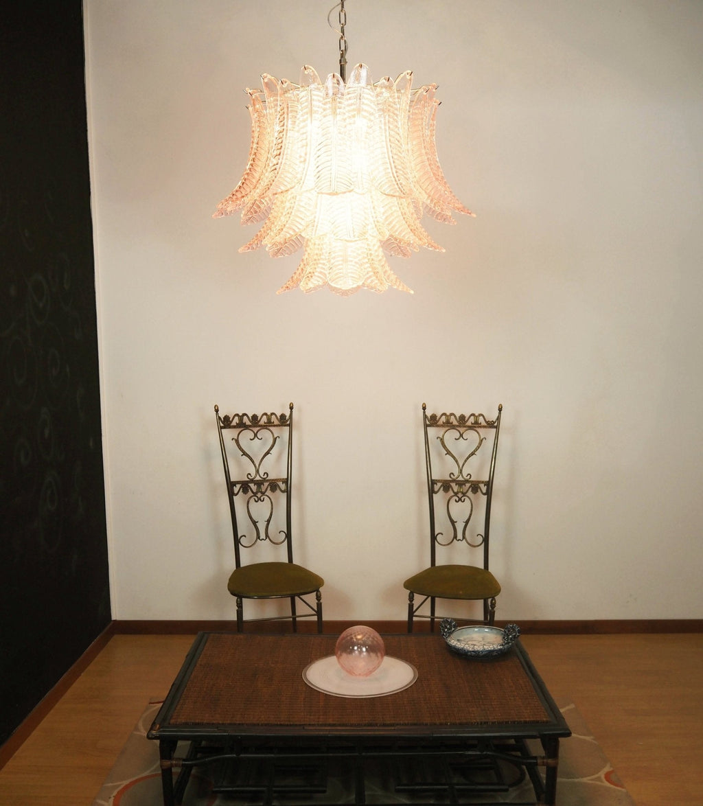 murano-pink-glass-leaf-chandelier-anzaz--13