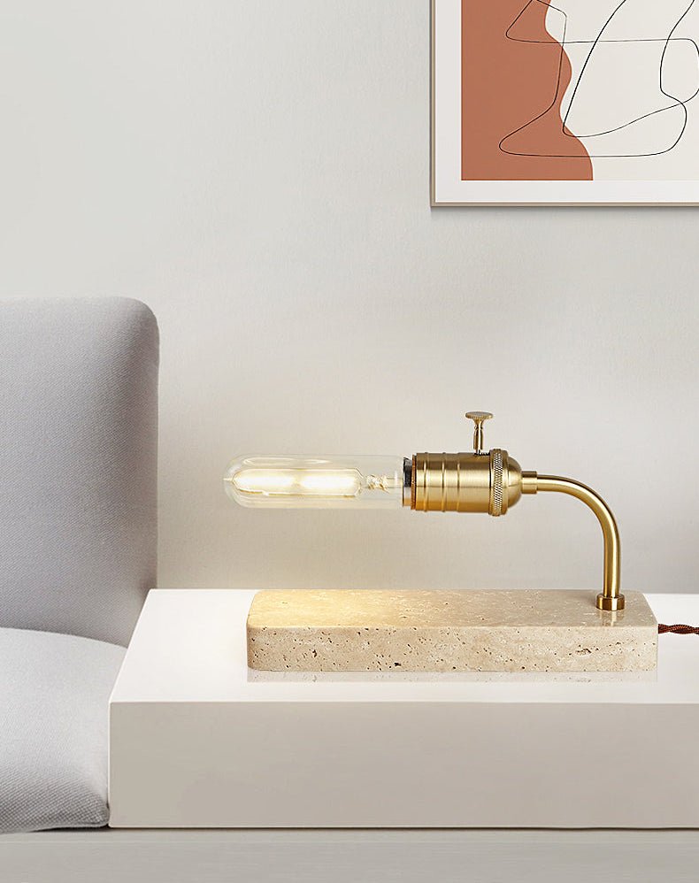 travertine-vintage-tube-table-lamp-anzaz-Gold & Yellow Travertine-4