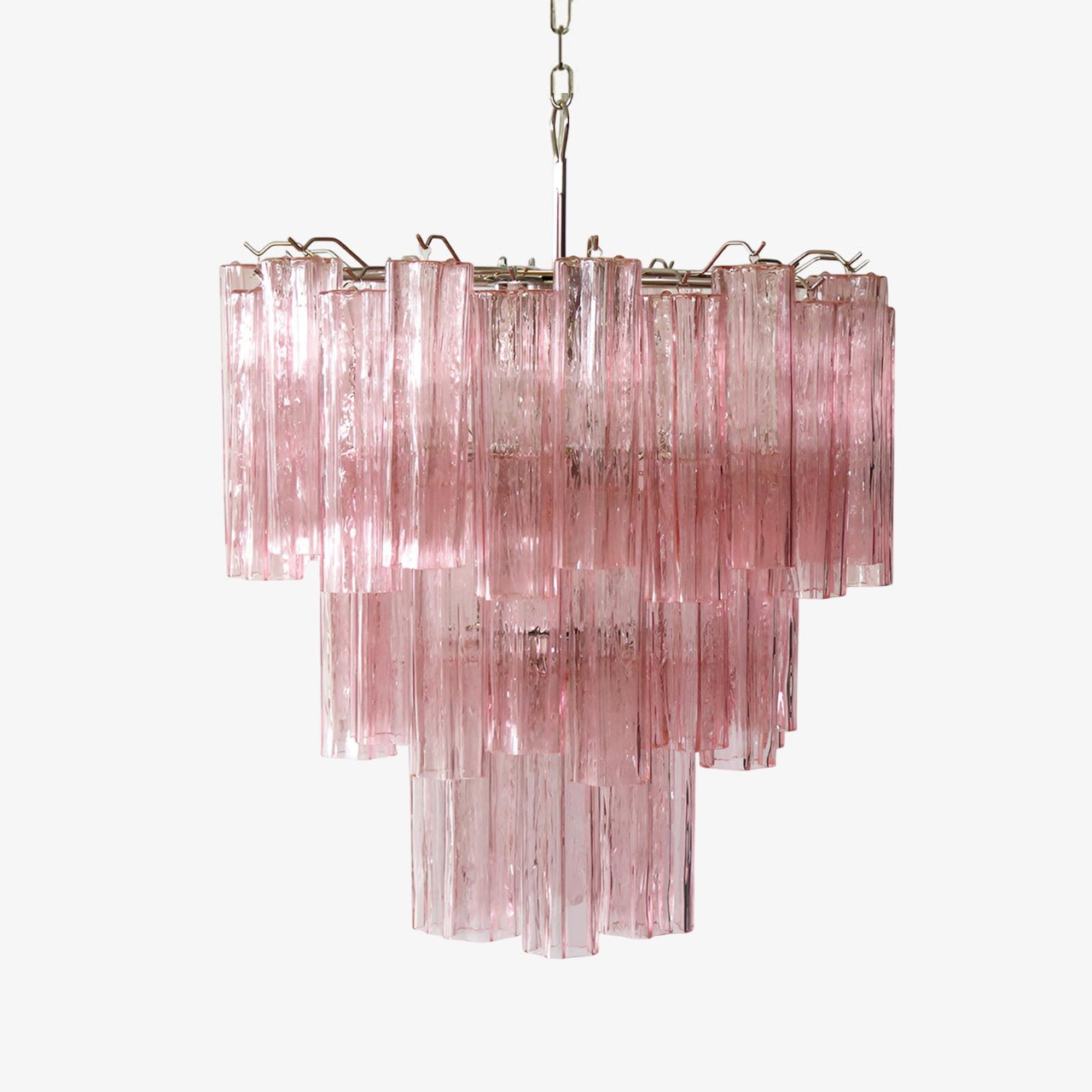 rose-murano-glass-chandelier-anzaz-Pink Glass & Nickel-1