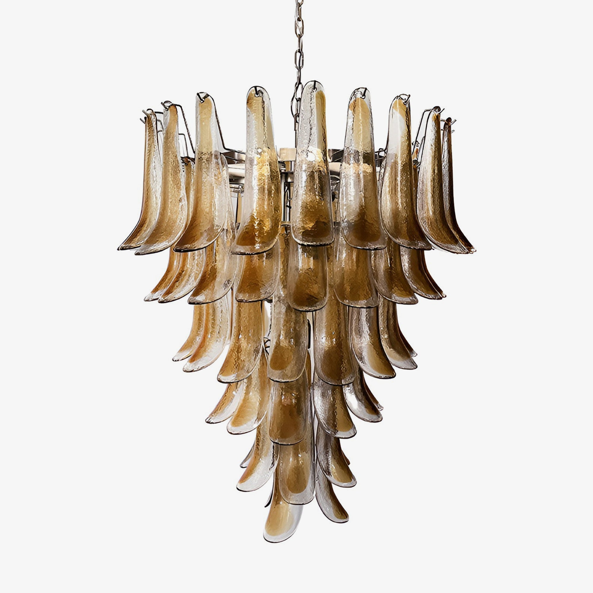 solenne-murano-glass-chandelier-anzaz-Dark Amber & Nickel-1