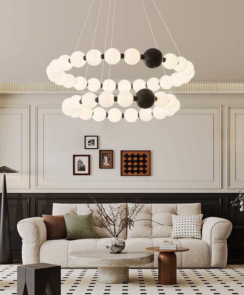 celestial-bead-ring-chandelier-anzaz-Coffee & White-3