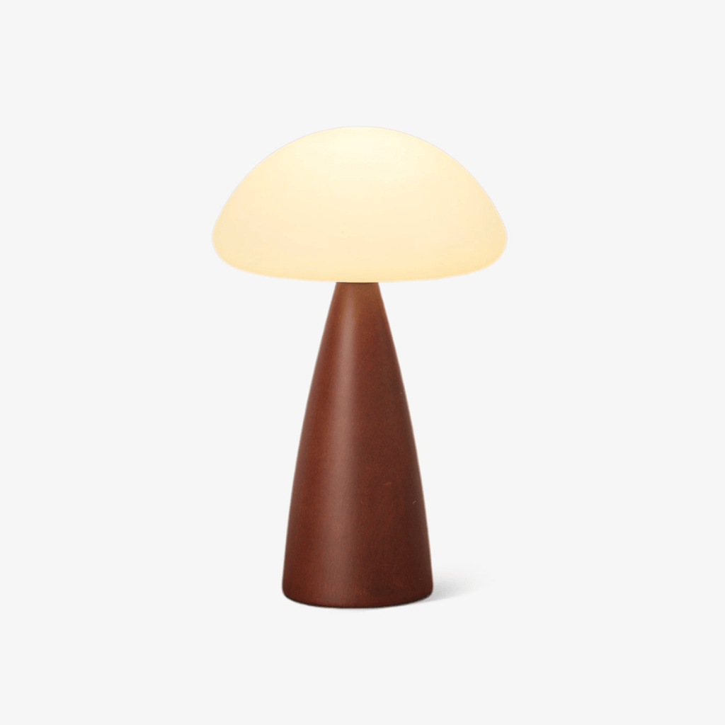 clara-mushroom-table-lamp-anzaz-Walnut Color & White-1