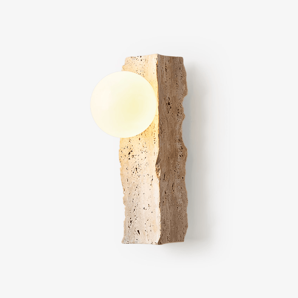aureum-wall-sconce-anzaz-Yellow Travertine & White-1