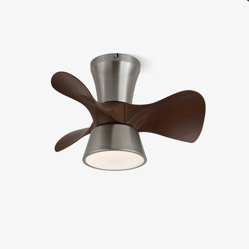 arvento-ceiling-fan-light-anzaz-Walnut Wood & Nickel-1