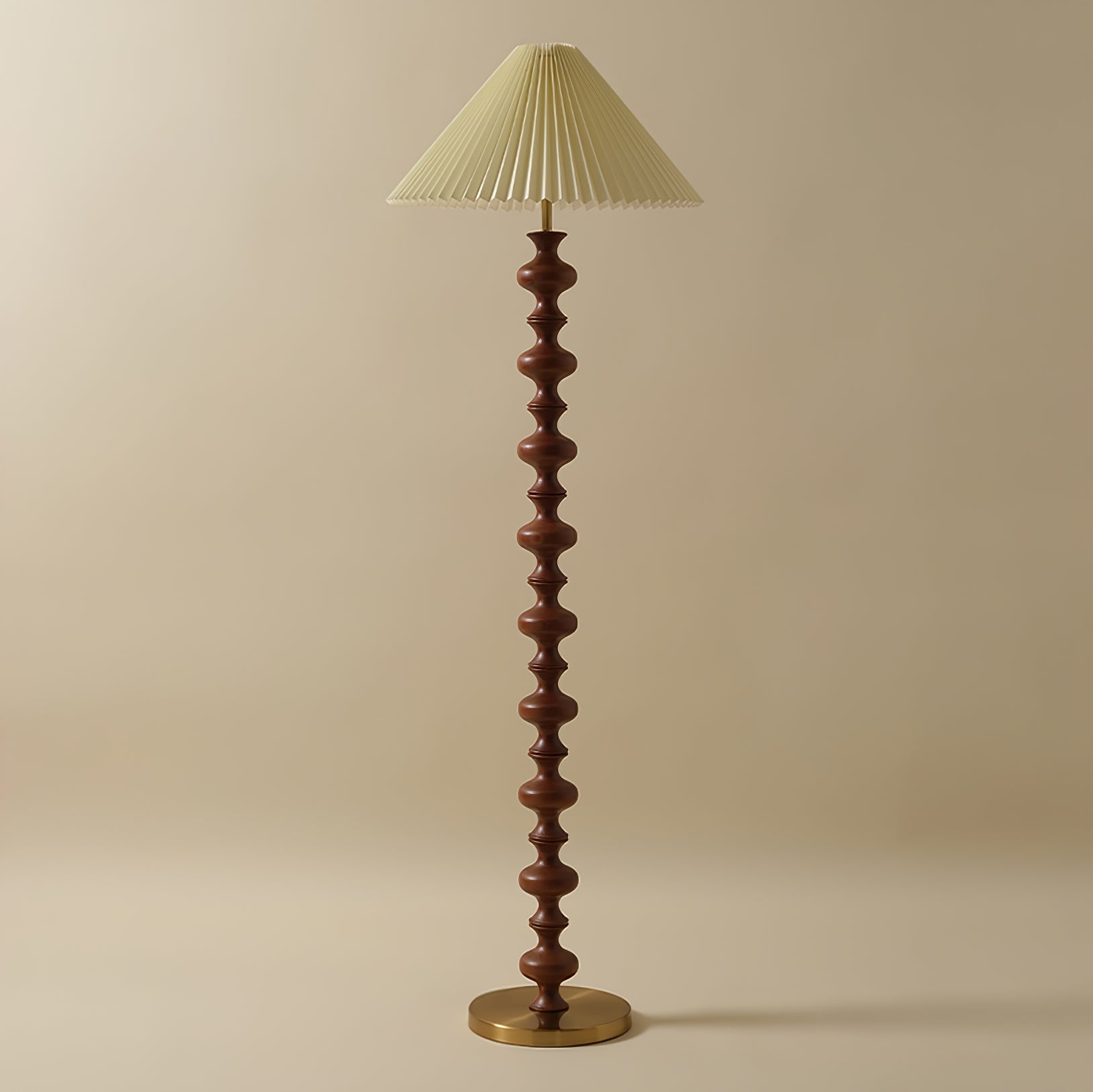 sculpted-rhythm-wood-floor-lamp-anzaz-Walnut Wood & Beige-2