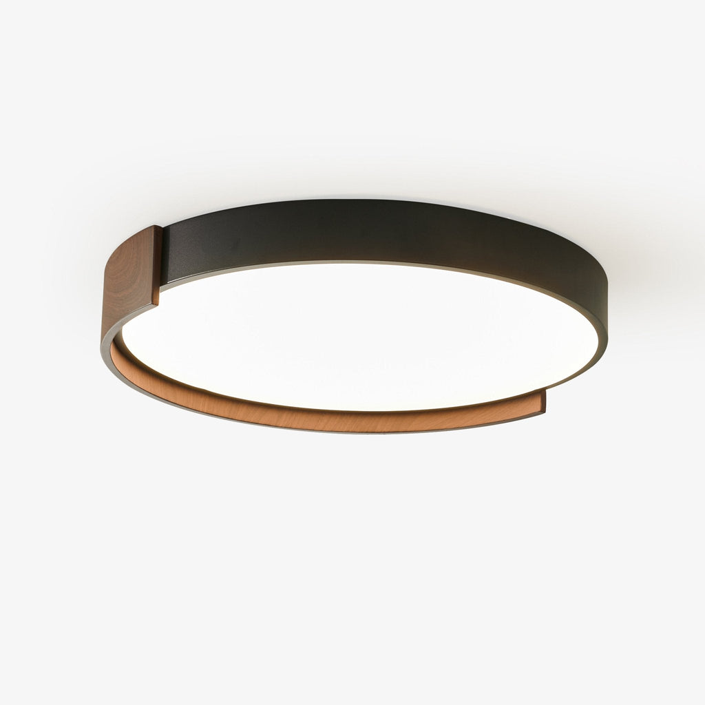 orion-band-ceiling-light-anzaz-Walnut Wood Grain Hydrographics & Black-1