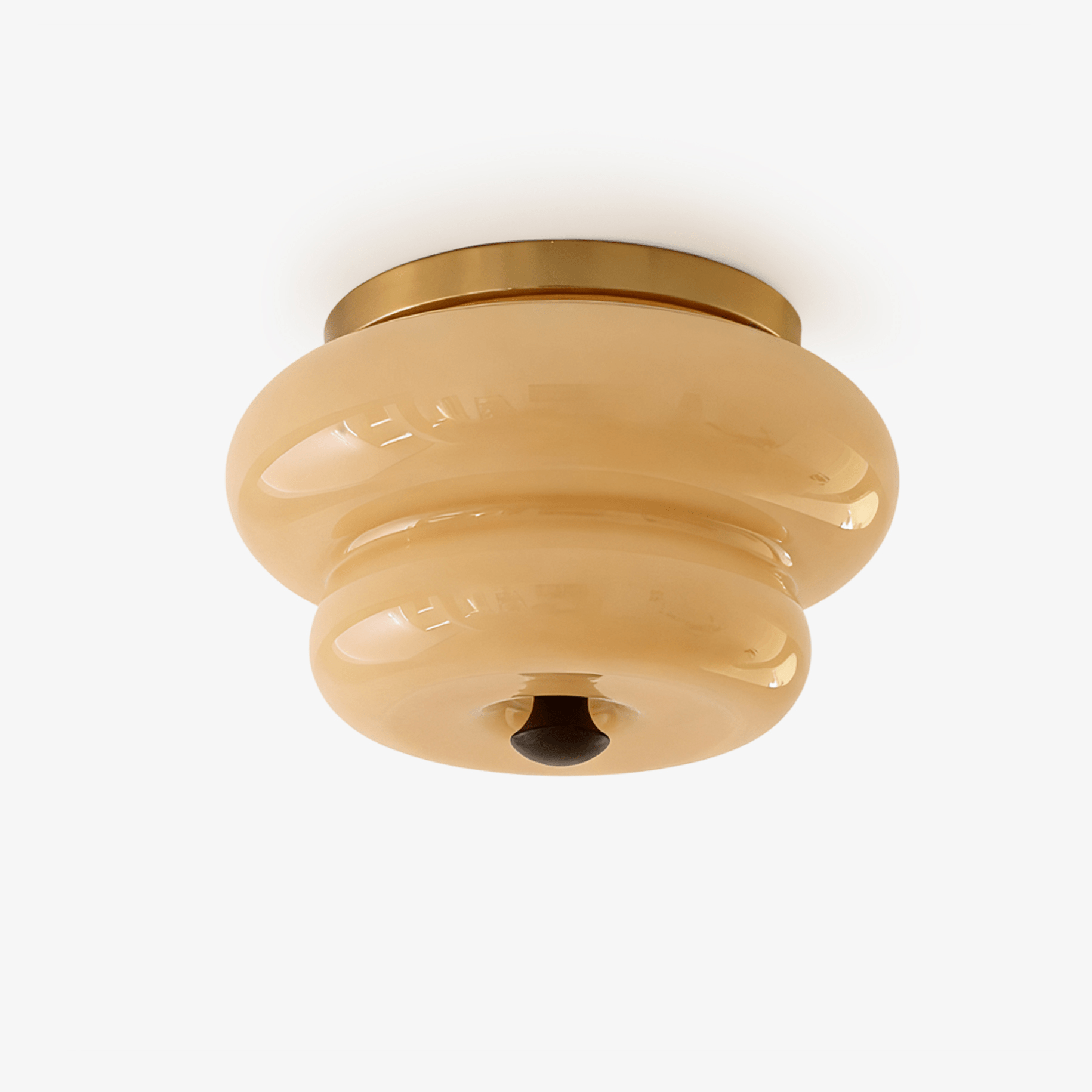 curvaceous-ceiling-lamp-anzaz-White & Gold-1