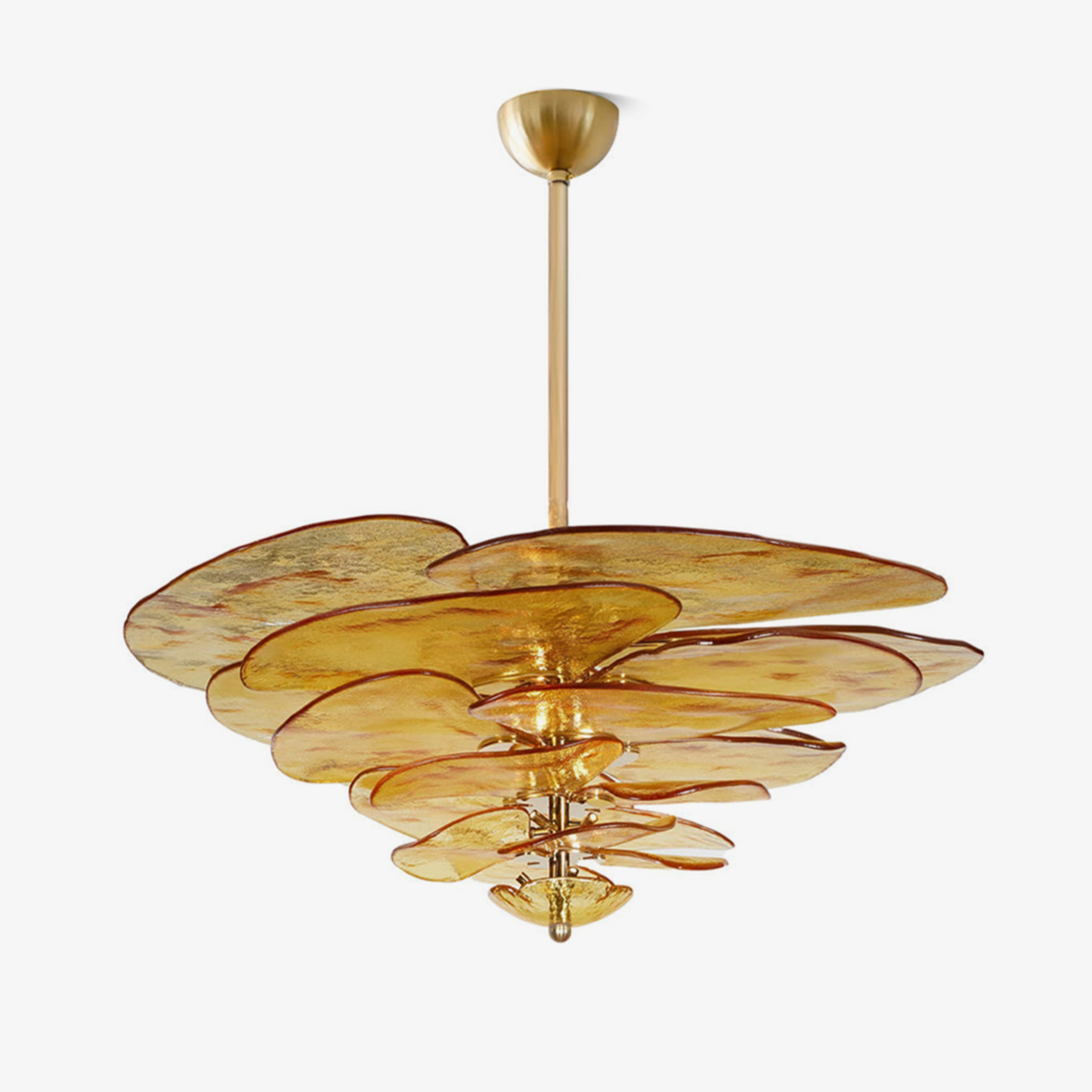 golden-petals-murano-chandelier-anzaz-Pink & Gold-1
