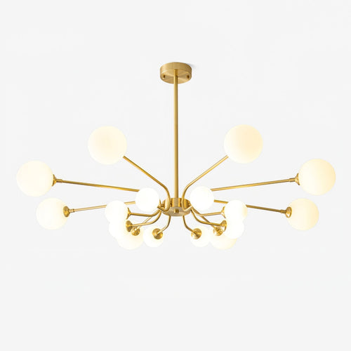 balloon-ball-chandelier-anzaz-Gold & White-1