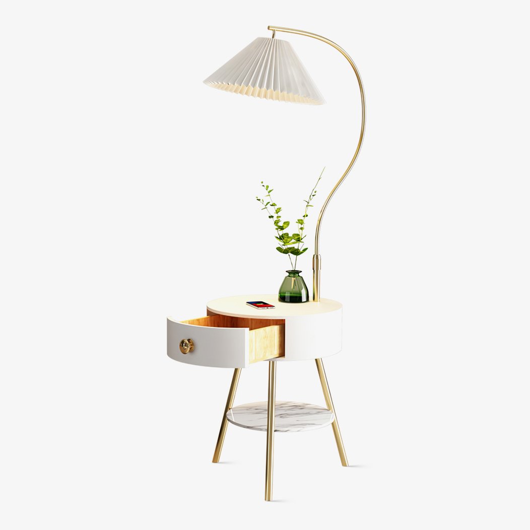 pleated-nightstand-floor-light-anzaz-Black-1