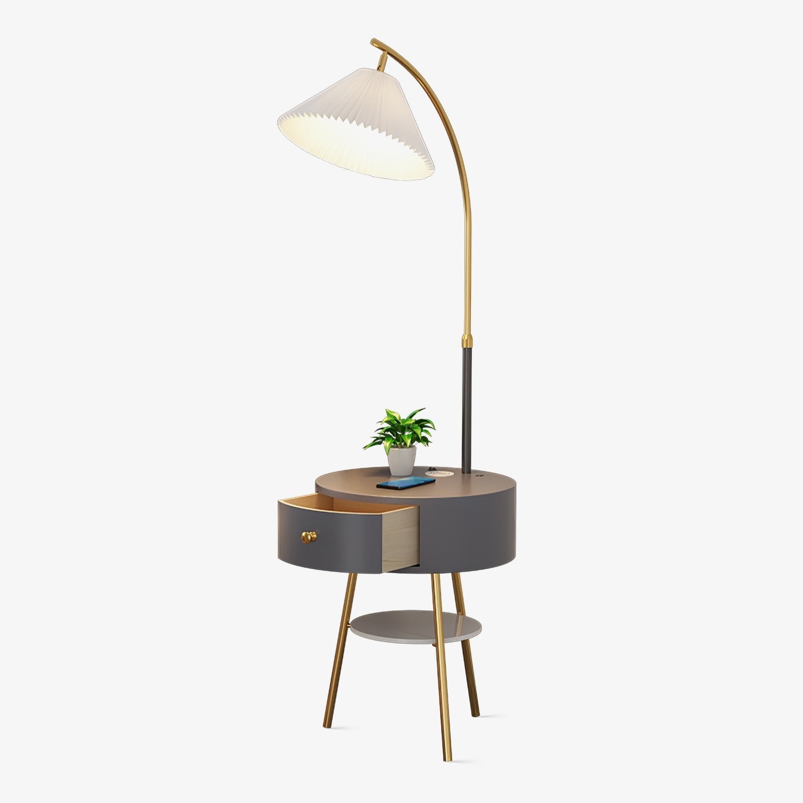 pleated-arc-floor-light-anzaz-White-1