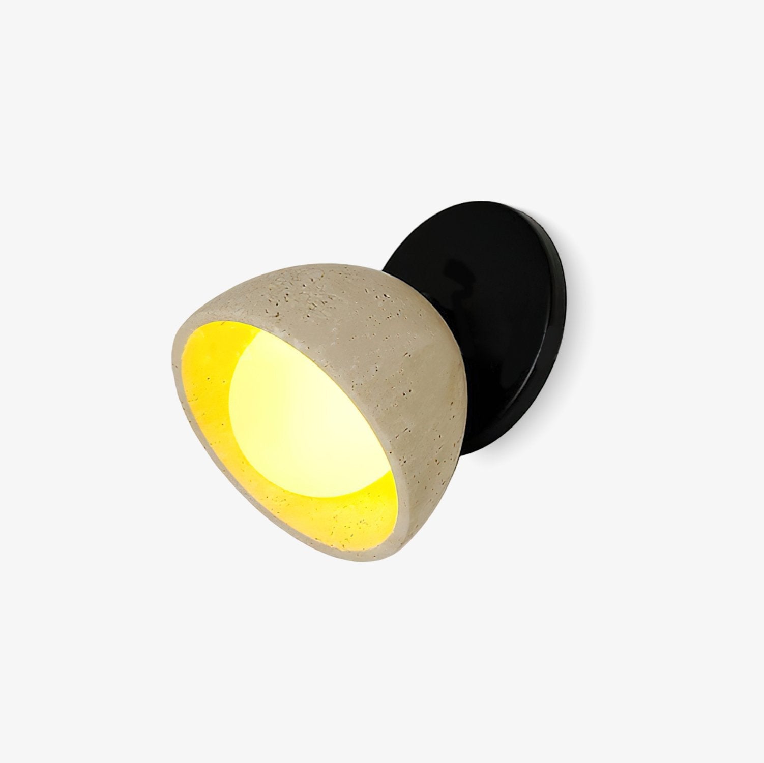 tranquil-travertine-wall-light-anzaz-Gold + Black-1