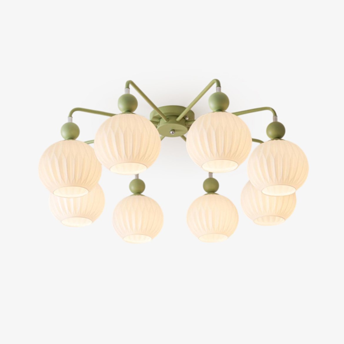renee-ceiling-light-anzaz-Green & White-1