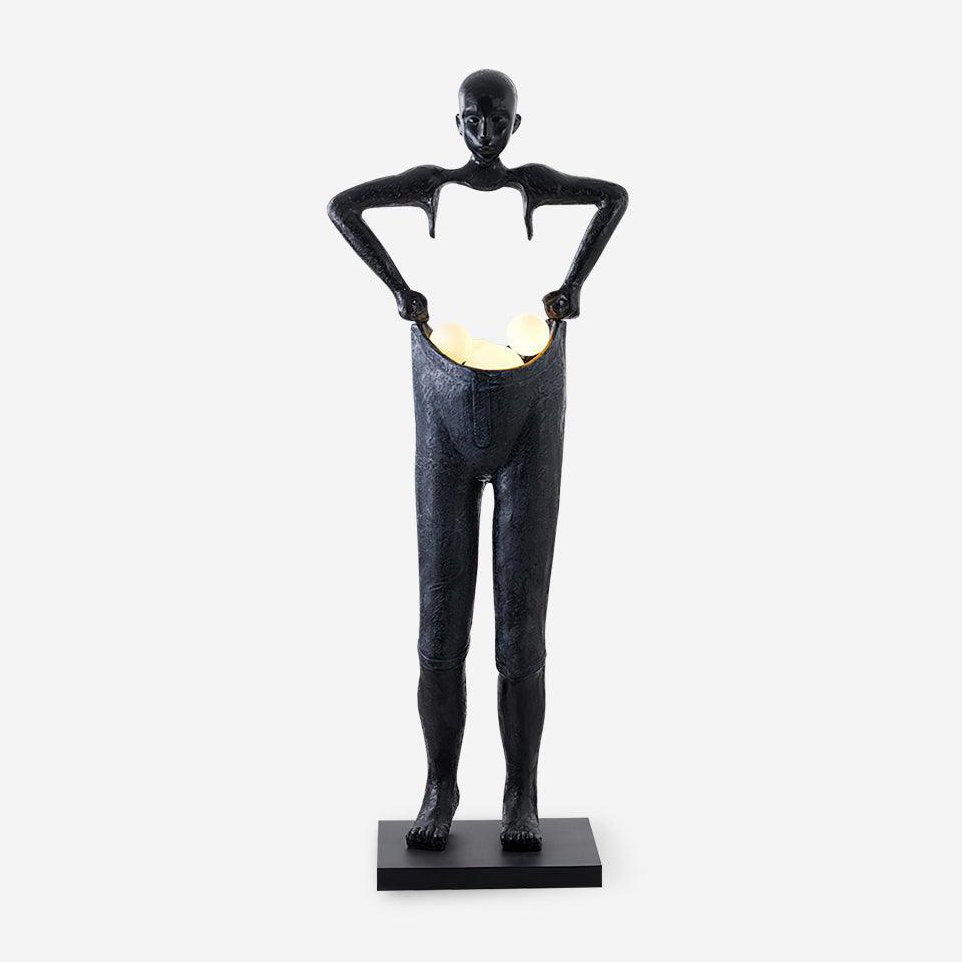 carrier-sculpture-floor-lamp-anzaz-Black & White-1