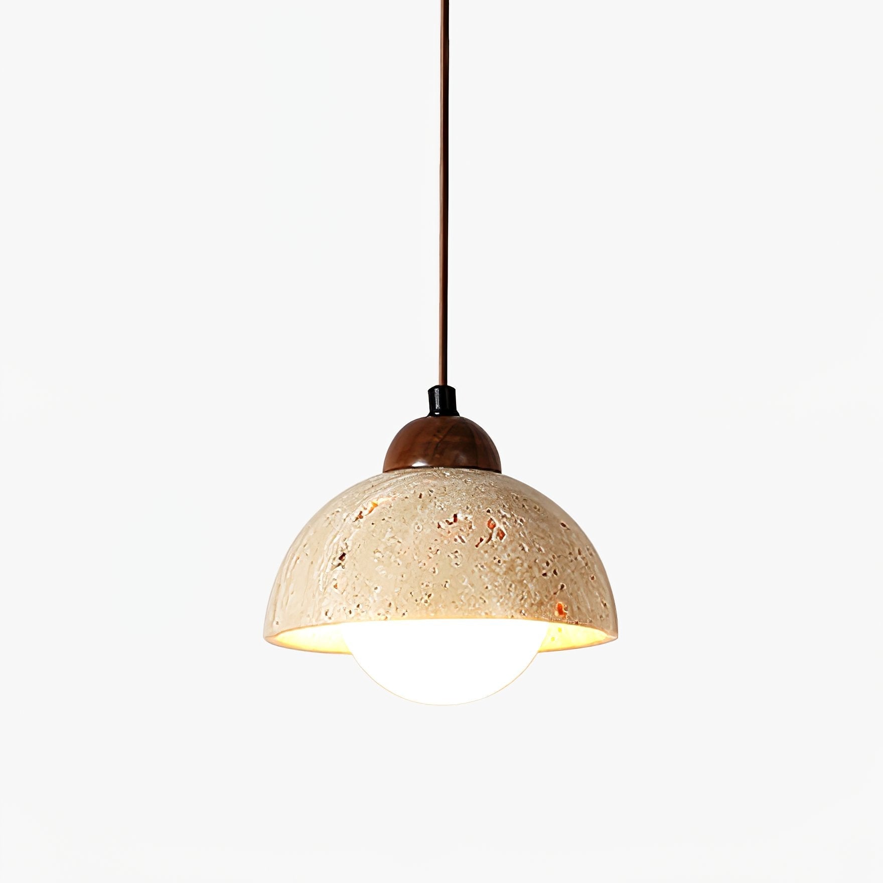 nora-dome-pendant-lamp-anzaz-Yellow Travertine-1