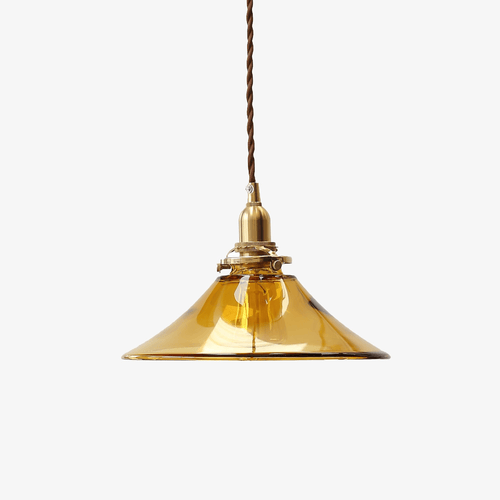 amber-glass-pendant-light-anzaz-Amber & Brass-1