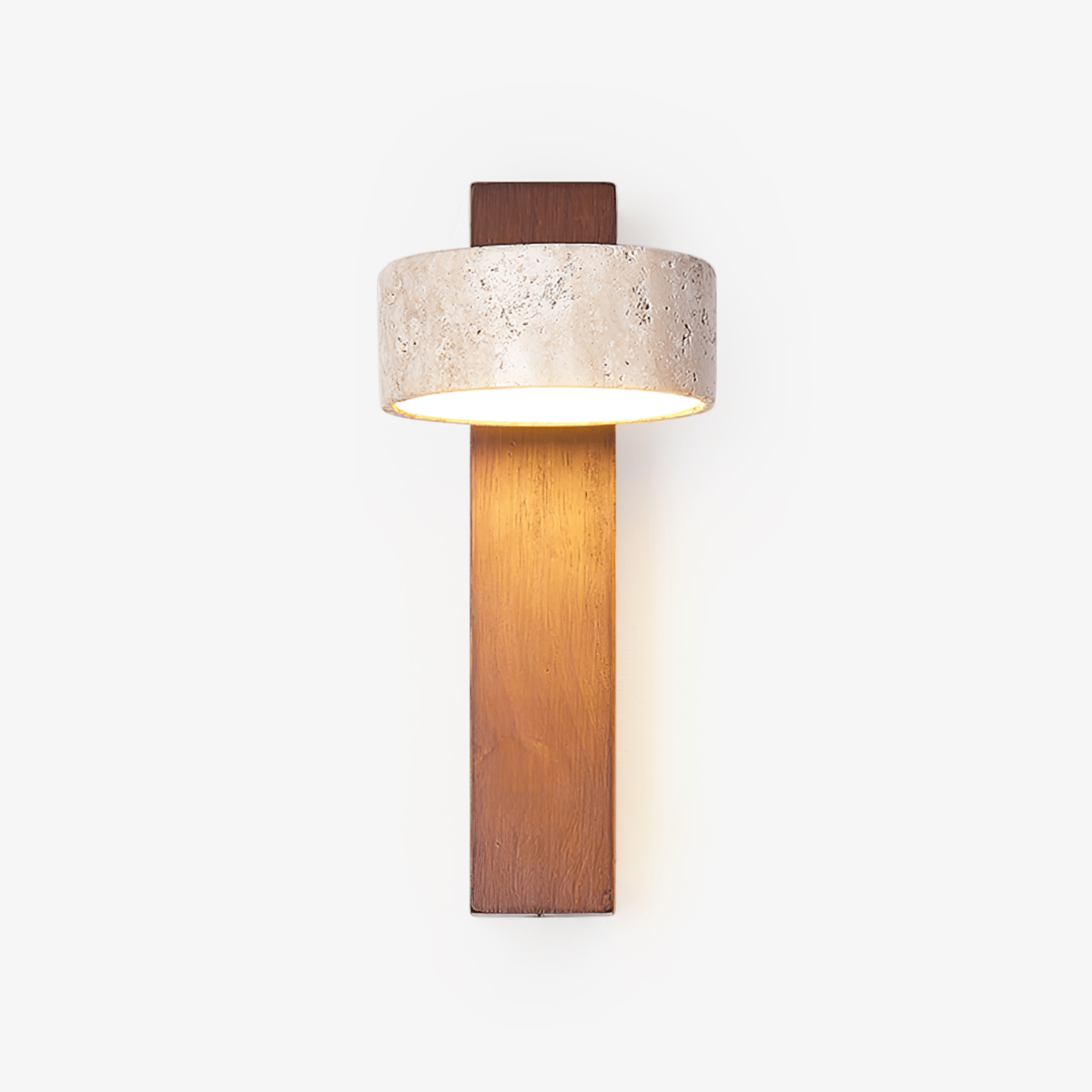 grove-beam-wall-lamp-anzaz-Walnut wood & Yellow Travertine-1