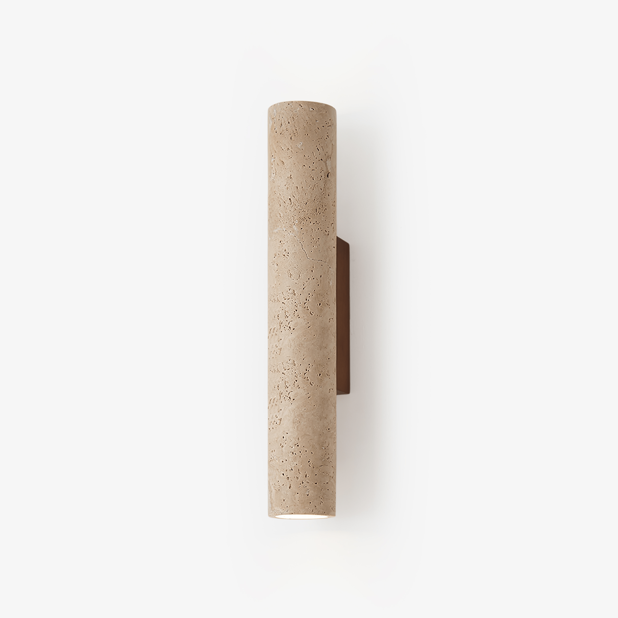 solis-column-wall-lamp-anzaz-Walnut Wood & Yellow Travertine-1