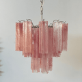 pink-glass-tubes-chandelier-anzaz-Red Cloud & Nickel-6