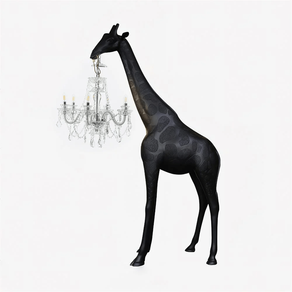 giraffe-sculpture-floor-lamp-anzaz-Black & Chrome lamp body-57