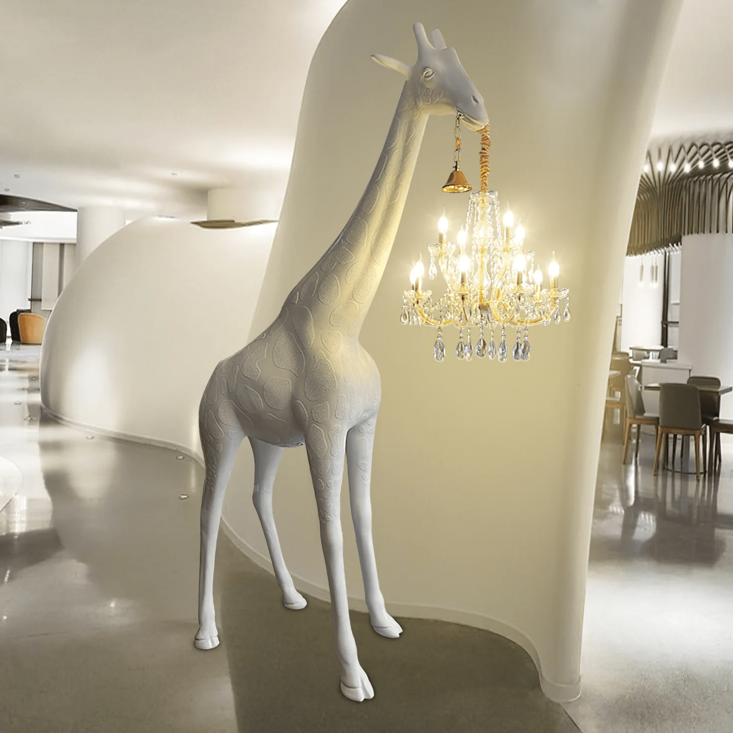 giraffe-sculpture-floor-lamp-anzaz-Black & Chrome lamp body-58