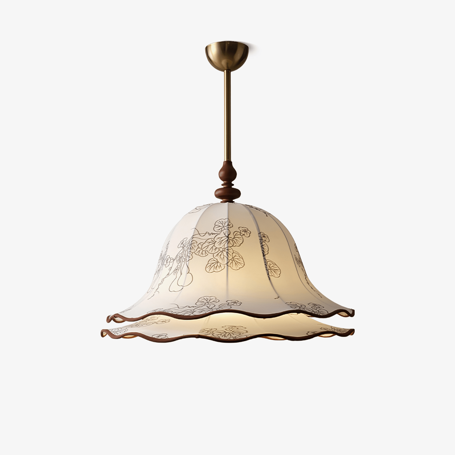 emilia-floral-pendant-lamp-anzaz-Gold & White-1