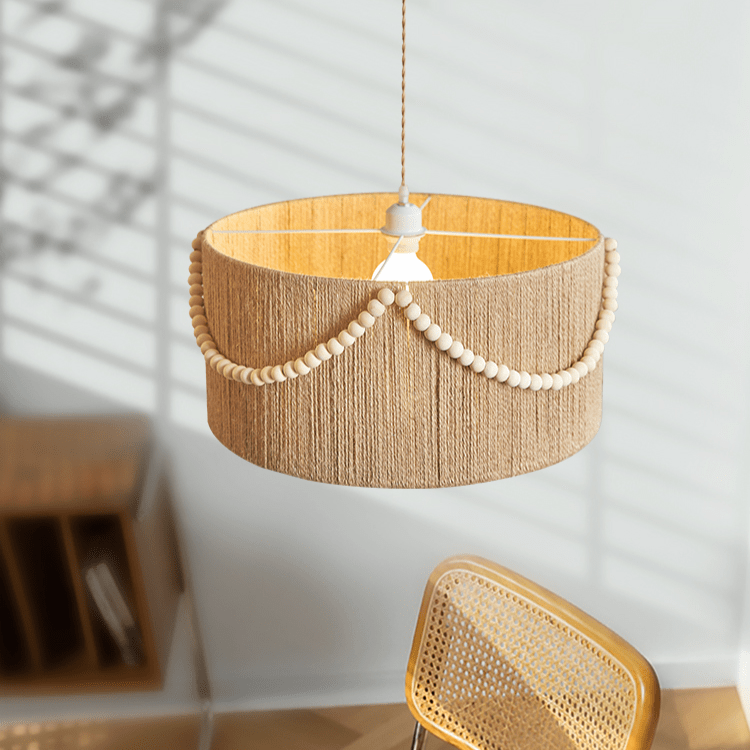 beaded-boho-pendant-lamp-anzaz-Natural jute rope-2