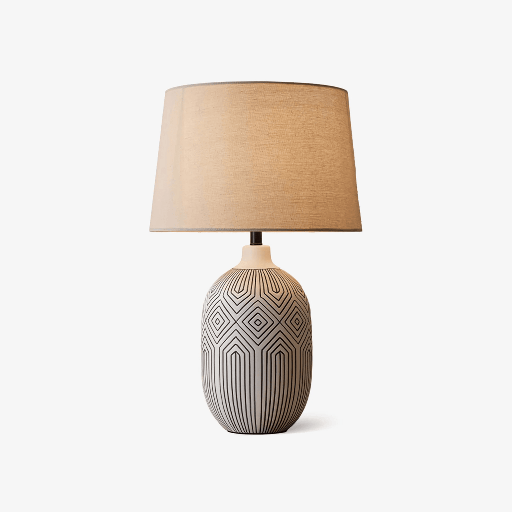 oryza-geometric-table-lamp-anzaz-White & Black-1