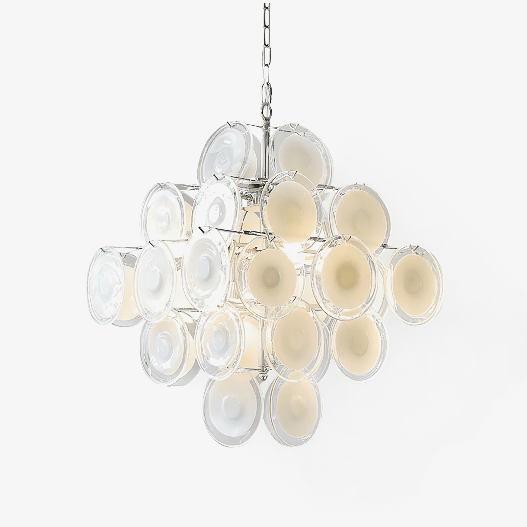 murano-radiance-glass-chandelier-anzaz-Nickel & White Glass-1