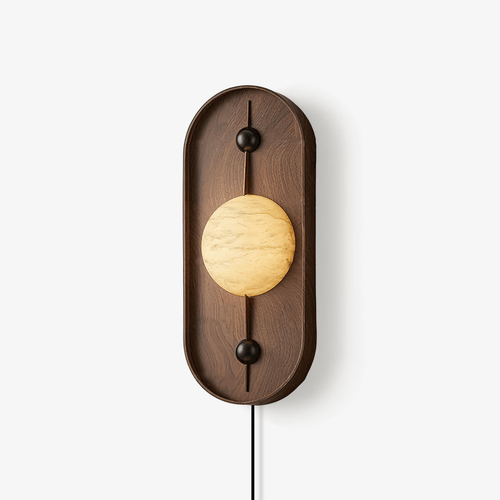 bezel-plug-in-wall-lamp-anzaz-Walnut Color & White (Warm Light)-1