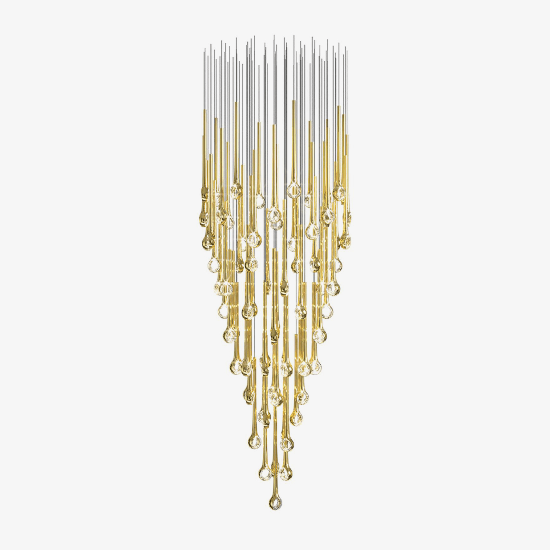 eyelet-chandelier-anzaz-Gold（ No Ceiling Plate）-1