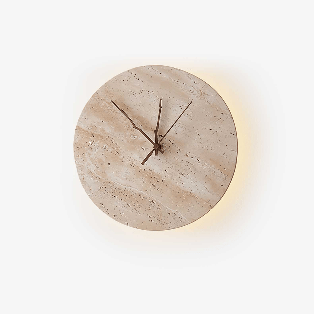 clock-travertine-wall-lamp-anzaz-Yellow Travertine-1