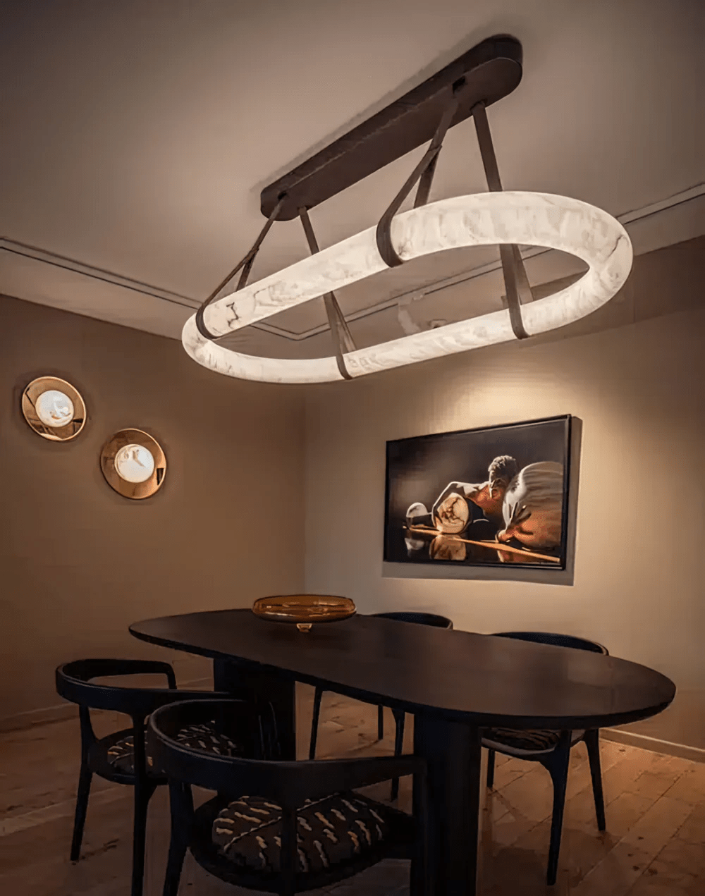 circle-alabaster-chandelier-anzaz-Dark Brown & White Alabaster-24