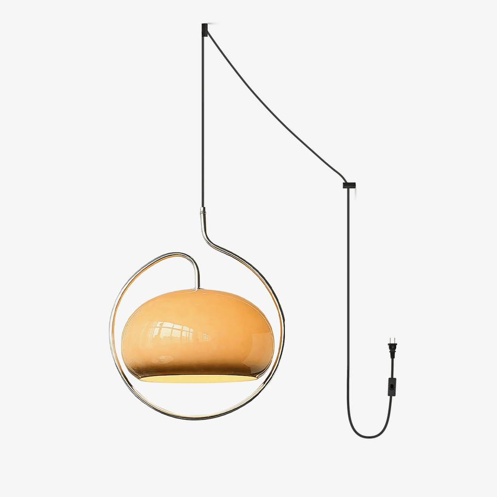 medieval-swag-pendant-light-anzaz-Chrome & Yellow-1