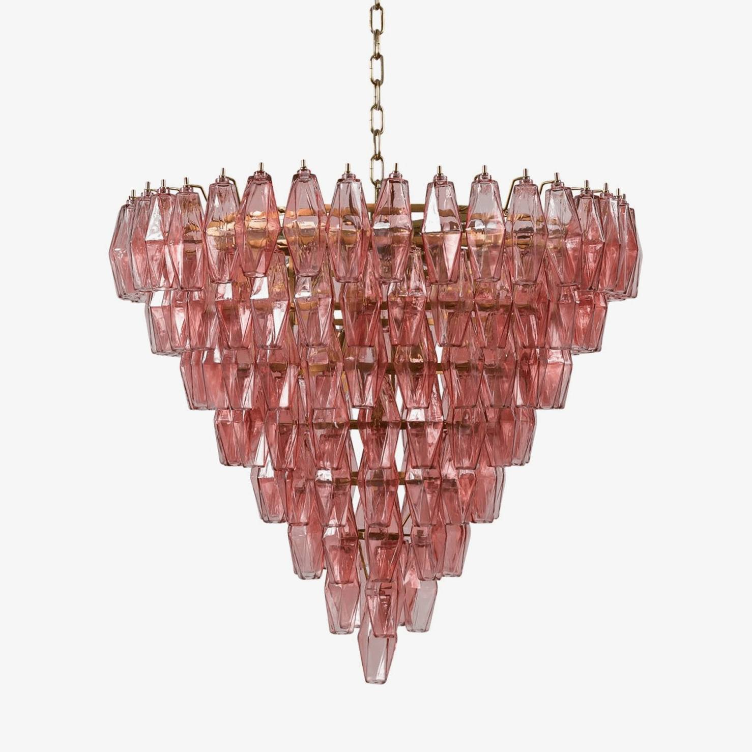 asti-murano-chandelier-anzaz-Pink & Gold-1
