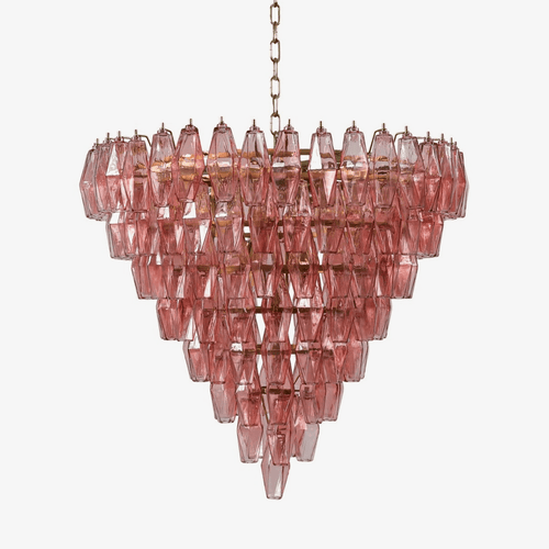 asti-murano-chandelier-anzaz-Pink & Gold-1