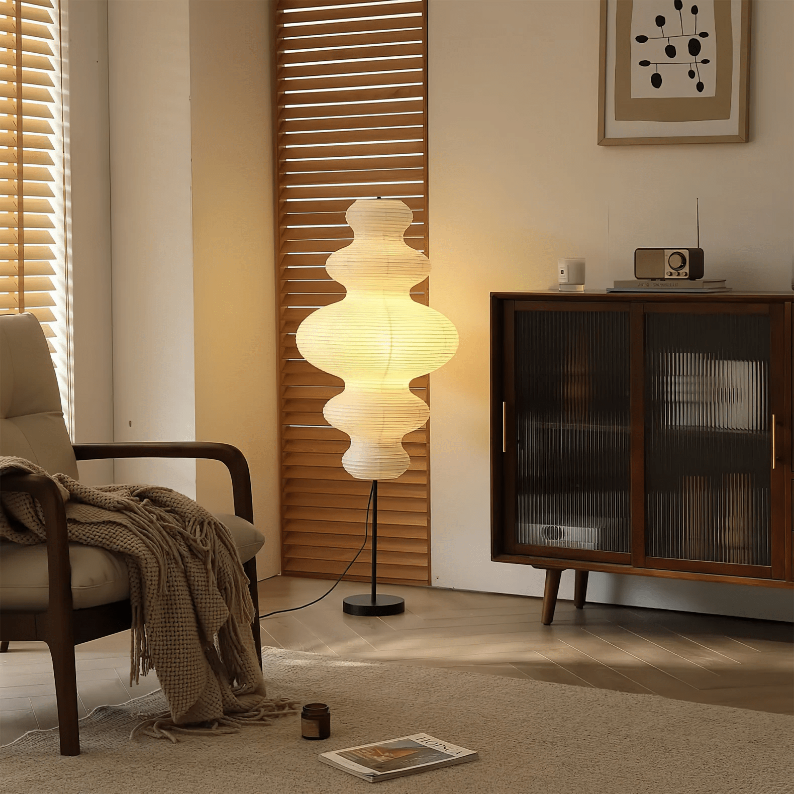 akari-juni-floor-lamp-anzaz-Black & White-4