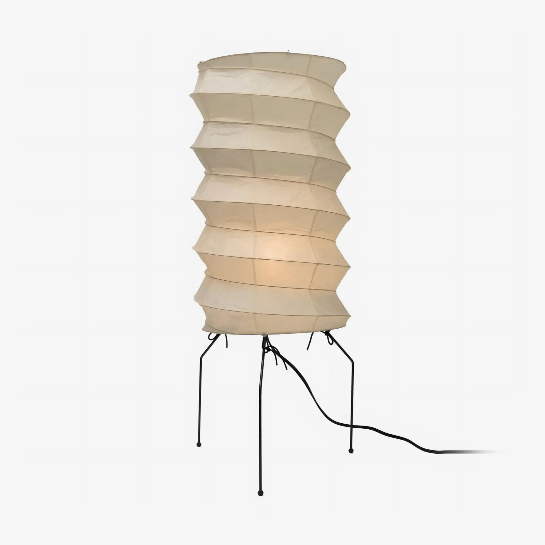 kaze-origami-floor-lamp-anzaz-White & Black-1