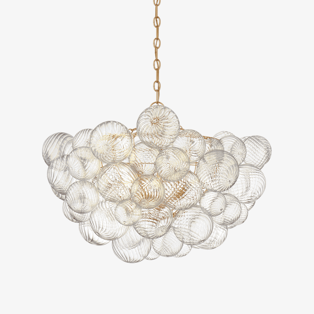 glass-ball-bubbles-chandelier-anzaz-Gold & Clear-1