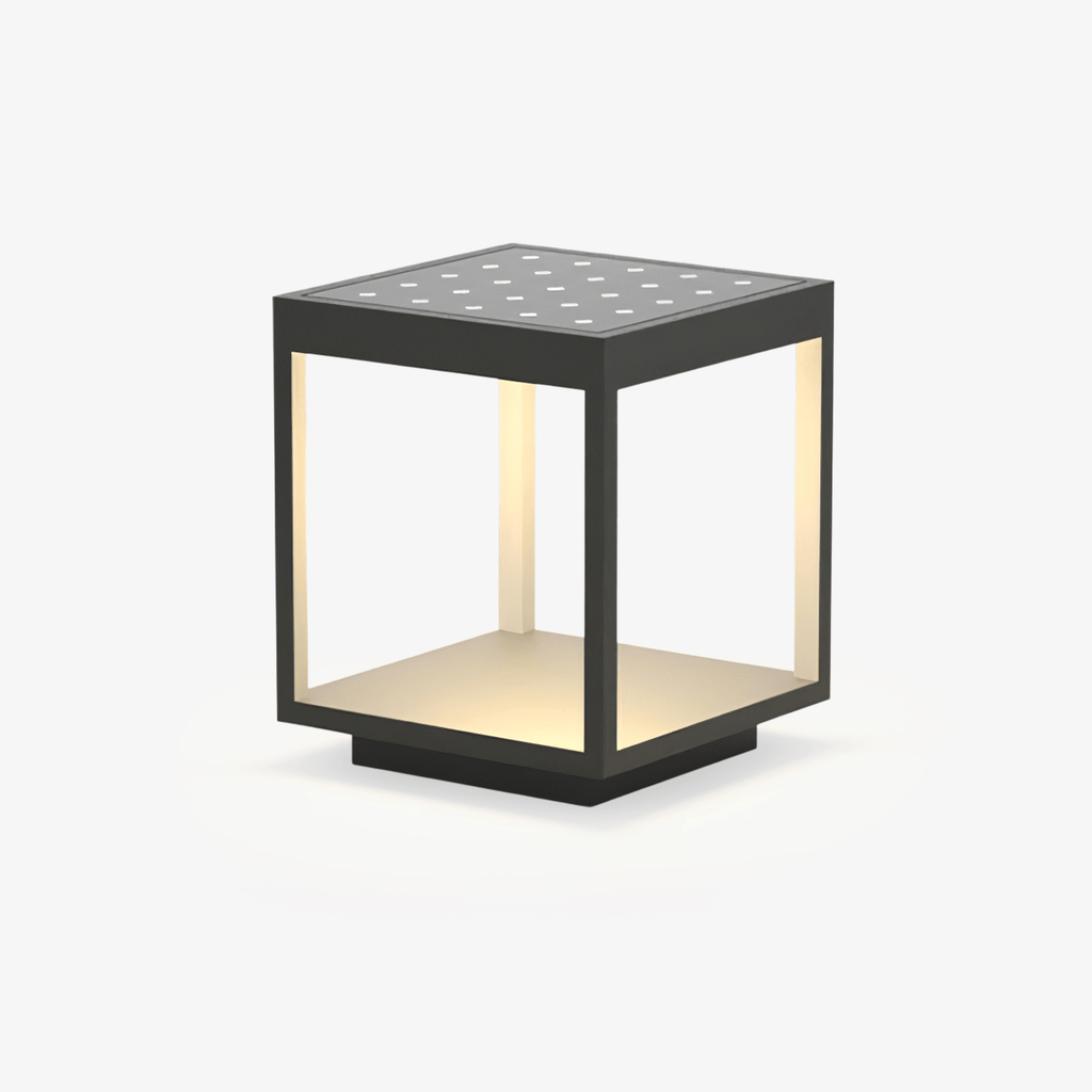 square-frame-solar-outdoor-light-anzaz-Black & Solar-Powered Version-1