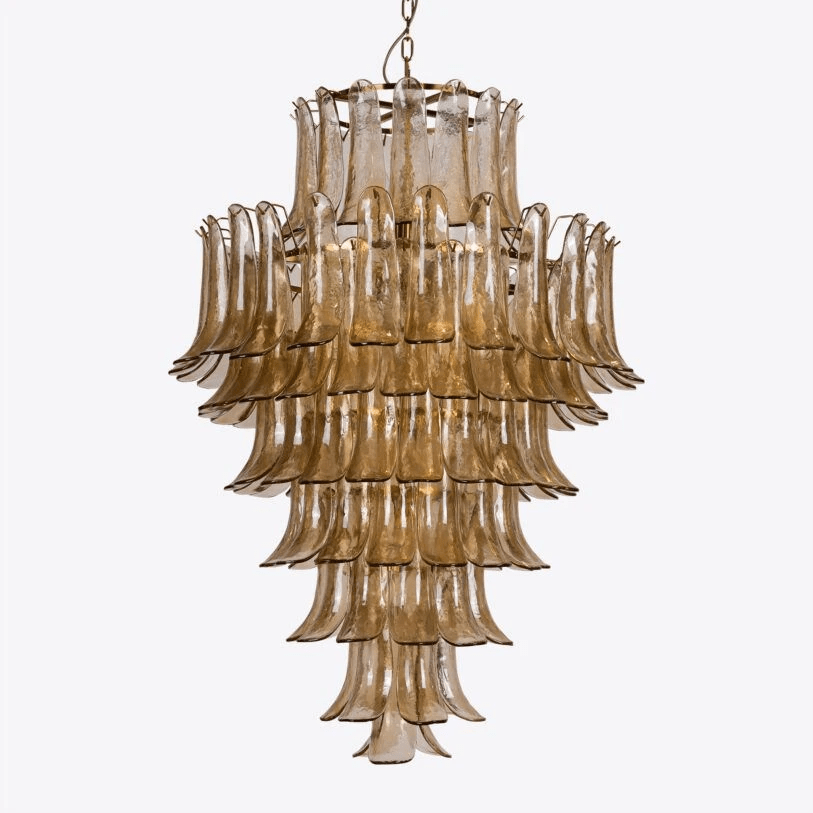 amber-petalo-chandelier-anzaz-Gold & Amber-1